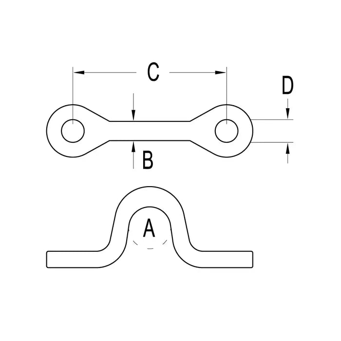 Decksauge Narrow Saddle 16mm Aussparung