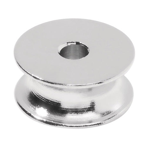 30mm Gleitlagerrolle Messing vernickelt