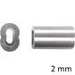 ARM Presshülse Aluminium 2mm