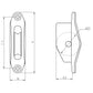 Fallrollenkasten Edelstahl mit Aluminium-Rolle (High Load) für Proctor/Seldén Masten
