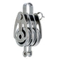 25mm Kugellagerblock BBB25 dreischeibig mit Hundsfott und Schäkel (High Load)