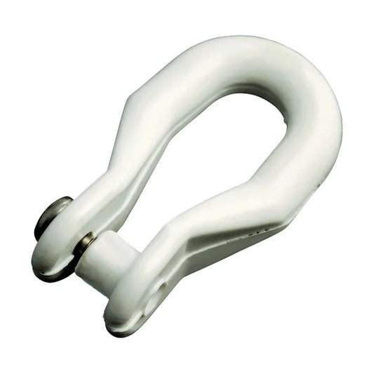 Allen Mastrutscher-Schäkel zum Verschrauben Nylon 53mm weiß
