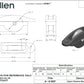Fallrollenkasten Nylon mit 38mm Aluminium-Gleitlagerrolle