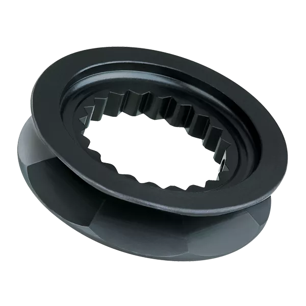 40mm Carbo Dreifachblock mit Ratsche und Hundsfott