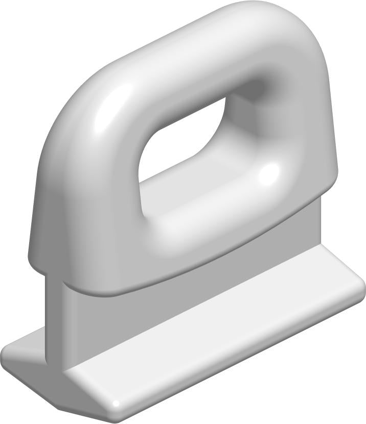 Mastrutscher T-Profil Nylon 14mm weiß