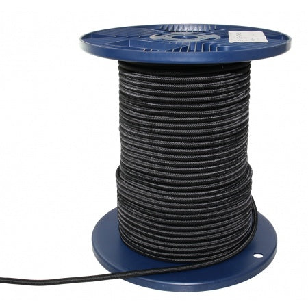 Gummileine schwarz (per Spule)