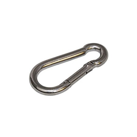 Karabinerhaken Standardausführung 8x80mm Edelstahl A4 AISI316