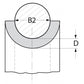 Herzkausch offene Form 4mm